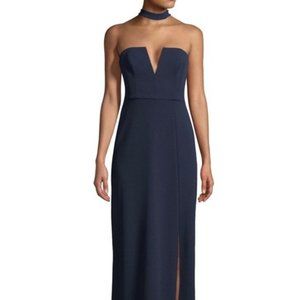 BCBG MAX AZRIA Elias Collar-Detail Gown – Beautiful Elegant Dress - Size 4